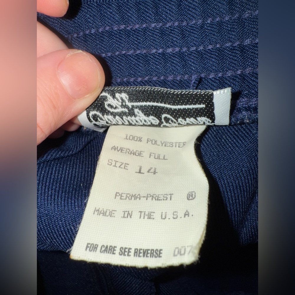 Carriage court women’s pant size 14 blue in excellent condition - Picture 14 of 14